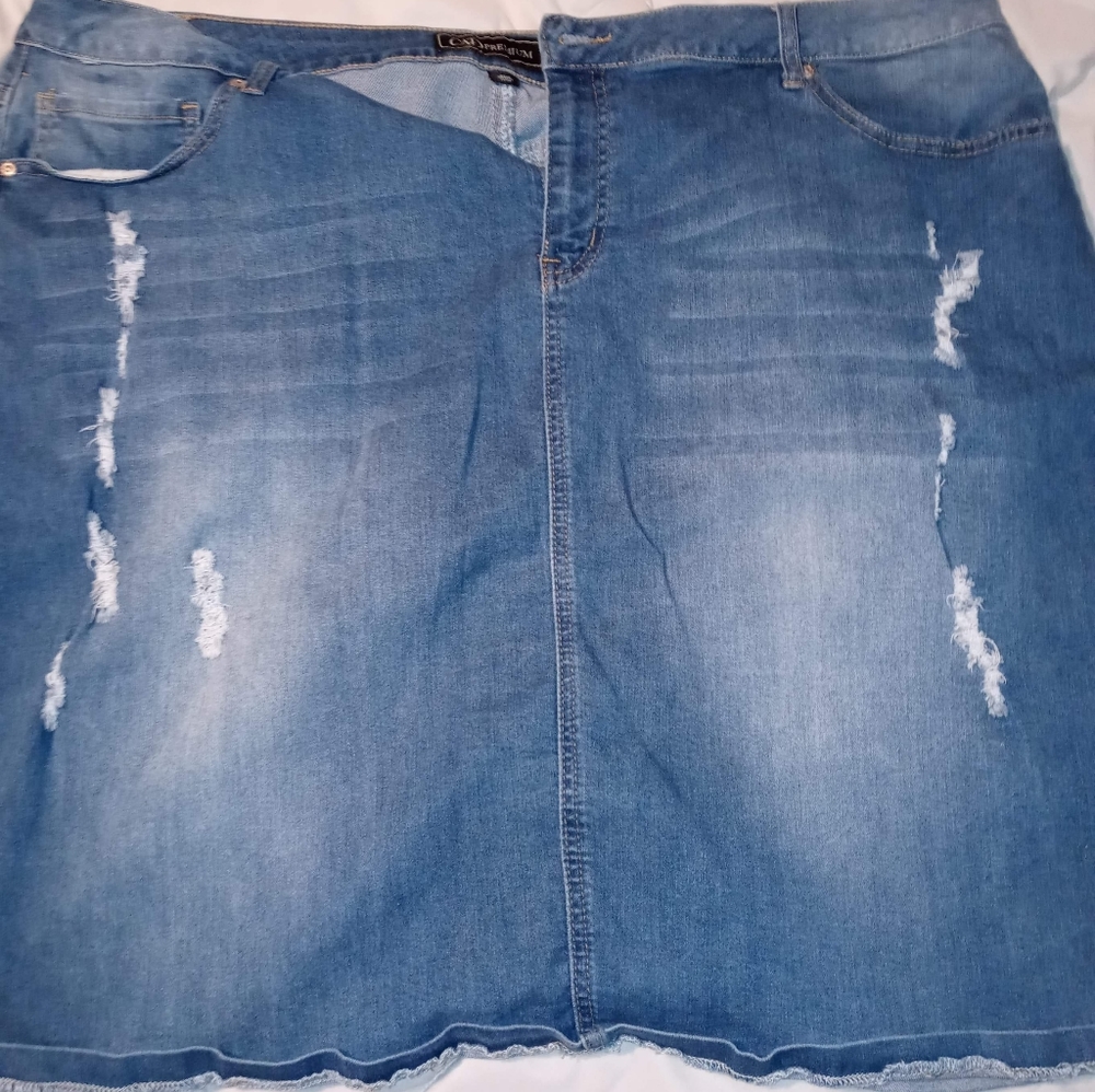 Blue jean skirt